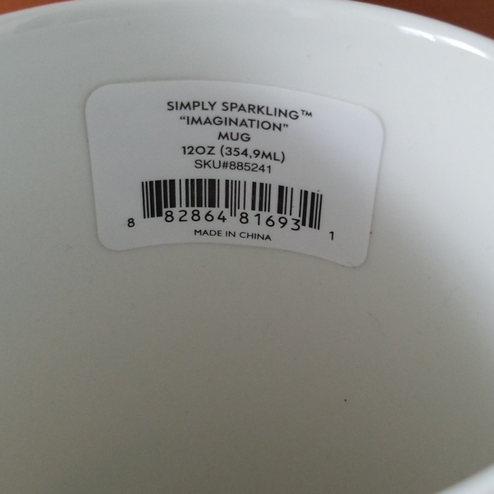 Kate Spade Simply Sparkling "Imagination " Mug - Picture 5 of 5